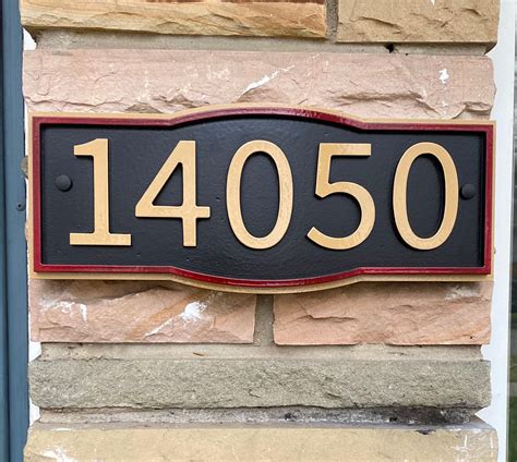 unique house numbers and letters